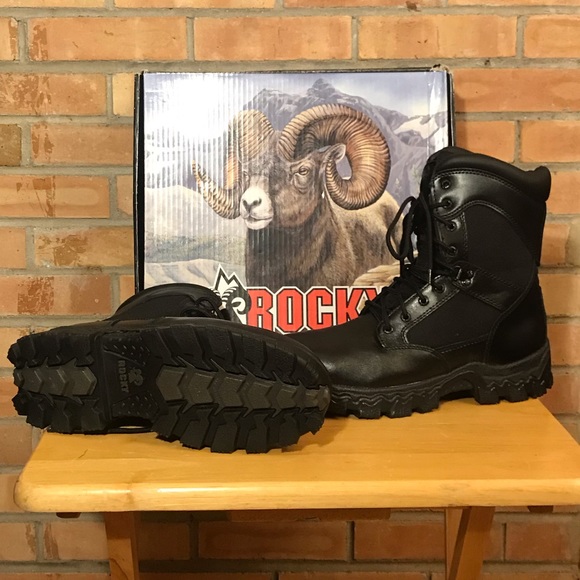 NWT Rocky Alpha Force Waterproof Work Boots. Sz 10 - Picture 2 of 7